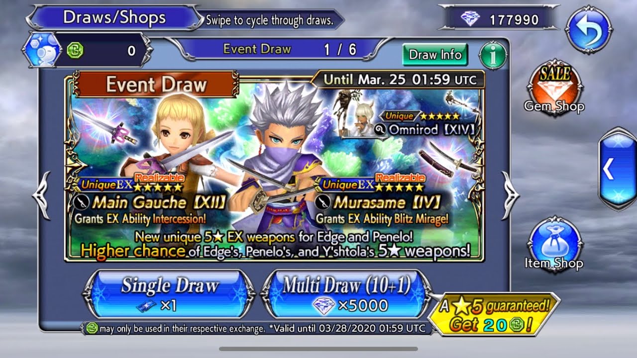 Pandemonium Banner. Chasing for Penelo EX DFFOO [GL]