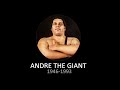 WWE Andre the Giant Tribute (1946-1993)