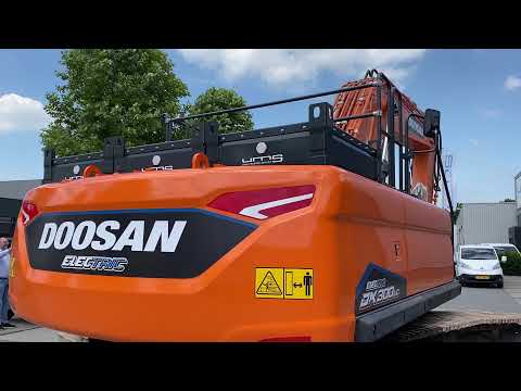 Doosan DX300LC Electric: the world's first electric 30 ton excavator!