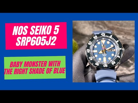 NOS Seiko 5 SRP605J2 Baby Monster - Just the right shade of blue