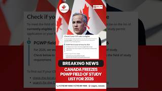 PGWP- CIP LIST 2026 RELEASED #pgwp #pgwpcanada #careerwingsimmigration #visaready #canadavisa #visa
