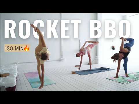 Clase Rocket yoga BBQ: full power