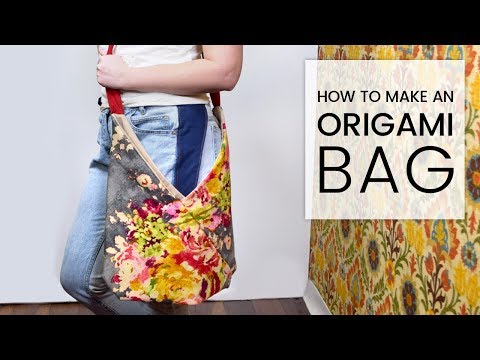 A Japanese Market Bag Tutorial | Cloth bags, Origami bag, Bags tutorial
