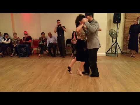 Argentine tango: pre milonga class - Florencia Borgnia & Marcos Dario Pereira