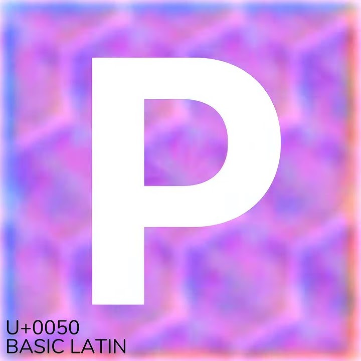 Latin Capital Letter P U 0050