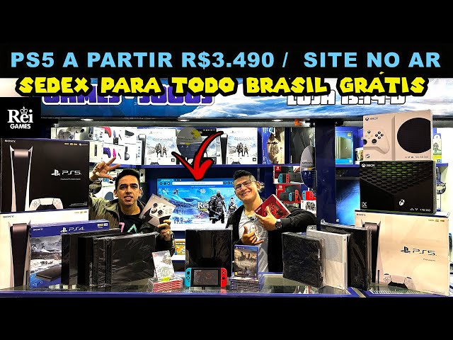 PS5 a PARTIR R$3.490 - SITE NO AR e SEDEX GRÁTIS PARA TODO BRASIL