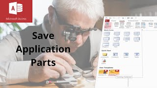 Celebrity How to use Application parts in Microsoft Access, save a template Wealth