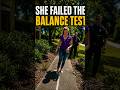 She Lost Her Balance on the One-Leg Stand