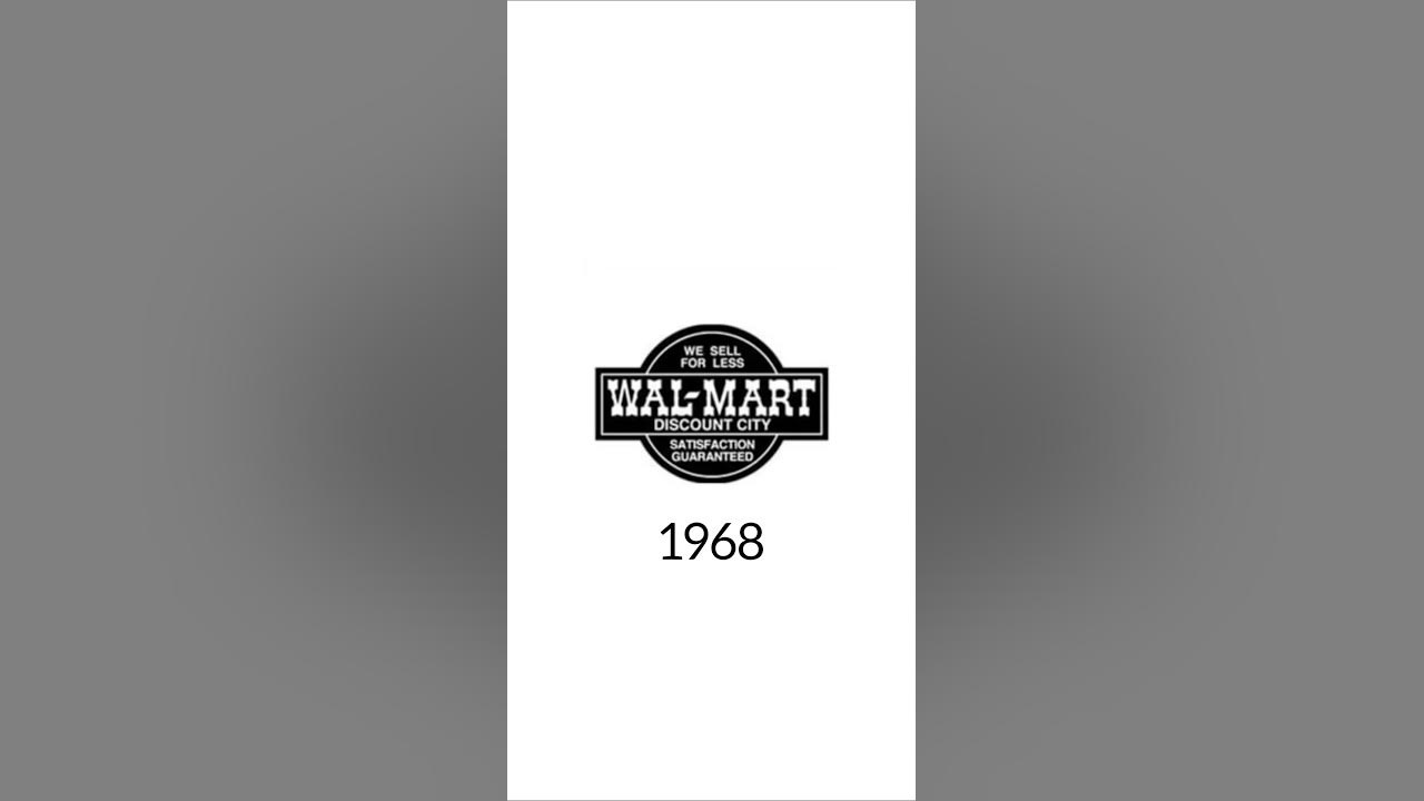 Evolution of Walmart logo YouTube