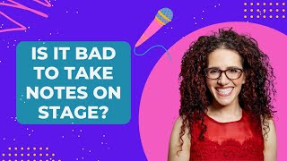 Public Speaking Fishbowl Q&A | Is it bad to take notes on stage? | Jordana Borensztajn