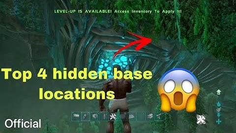 TOP 4 HIDDEN BASE LOCATIONS EXTINCTION (Ark: Survival Evolved)