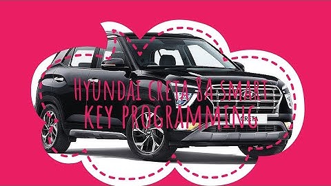 ￼ Hyundai creta 8A smart key programming