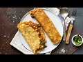 EASY VEGAN CHANA MASALA with DOSA CREPES