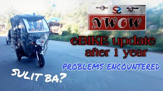 NWOW eBIKE ERVS update after a year | common problems