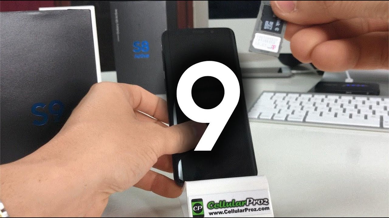 How To Install Sd And Sim Card Into Samsung Galaxy S9