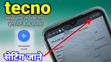 aeroplane mode internet Kaise chalayen tecno mobile me , tecno Android internet on off airplane mode