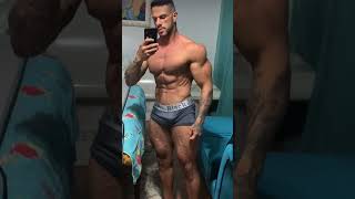 MUSCLE MORNING #motivation #workout #shorts #hot #fitness #abs #worship #bodybuilding #tiktok #wow