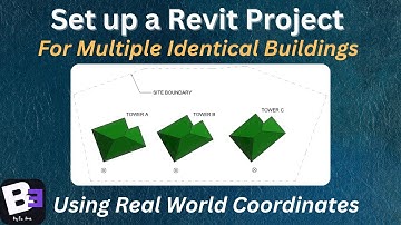 Setup a Revit Project for Multiple Identical Towers/Buidlings/Structures | Revit Coordinate System