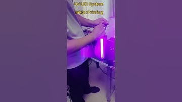 LED UV Curing System for digital printing inks dry