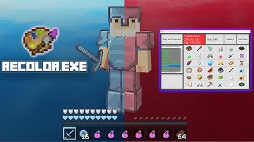 Automatically Recolor Any Minecraft Texture Pack (Mobile and PC Tutorial)