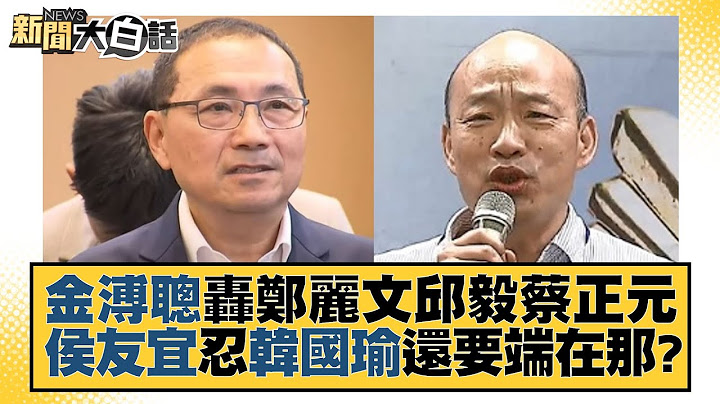 金溥聪轰郑丽文邱毅蔡正元 侯友宜忍韩国瑜还要端在那？ 新闻大白话@tvbstalk 20230712 - 天天要闻