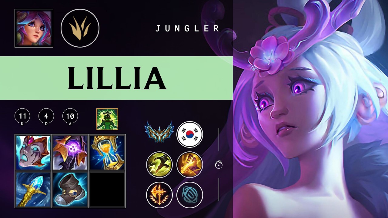 Lillia Jungle vs Ambessa - KR Challenger Patch 26.03