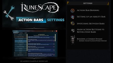 Action Bars | RuneScape Mobile Settings