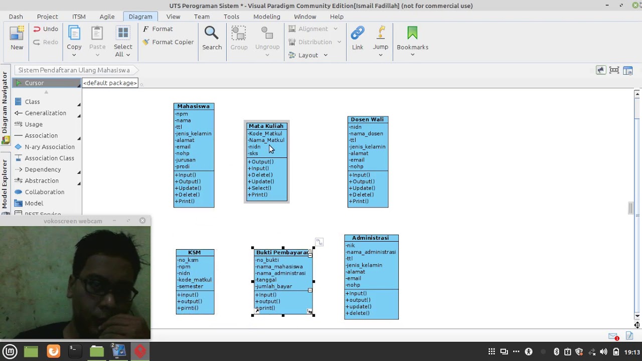 Diagram Class dan Diagram Sequence Pendaftaran Ulang Mahasiswa - YouTube