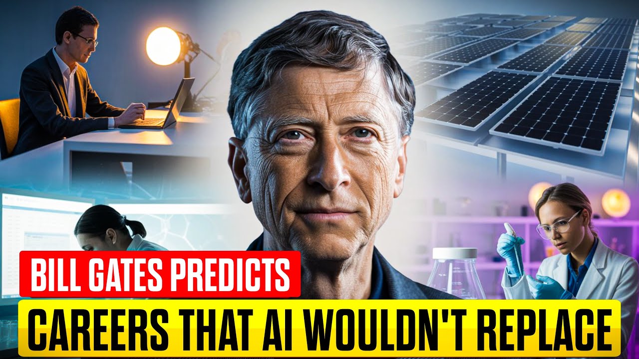 Bill Gates Says THESE Three Jobs Are SAFE From AI! - YouTube