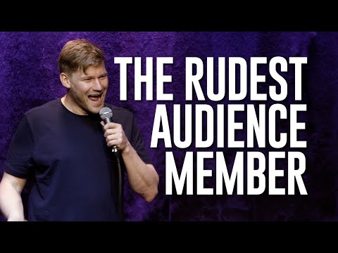 The most disrespectful thing an audience member did on my show | Shahak Shapira