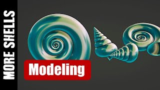 BLENDER: MORE SHELLS (MODELING)