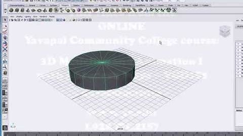 Maya Course I Ch 02 V 01 Creating Primitive Objects