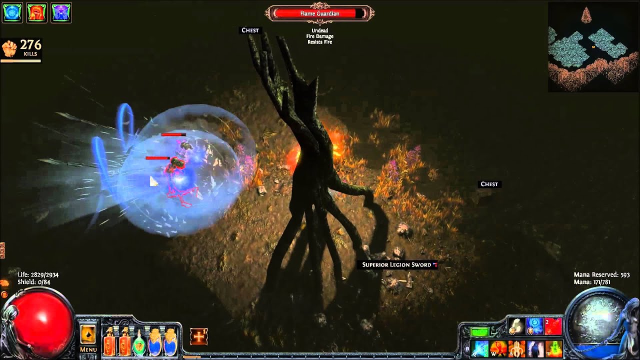 Path of Exile 507 Tier 9 Rampage Crit Ice Shot Ranger