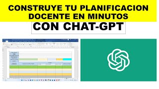 DOCENTE NO TE ESTRESES  | CONSTRUYE TU PLANIFICACIÓN DOCENTE EN CUESTIÓN DE MINUTOS USANDO CHAT-GPT screenshot 4