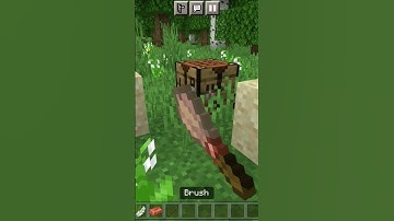 how to use the brush in Minecraft