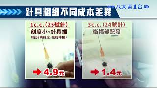 柯文哲：1cc針省疫苗  莊人祥：還要觀察 八大民生新聞 2021041301