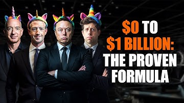 Musk, Bezos, Zuckerberg, Ellison, Altman: What does it take to build startup from $0 ➜ $1 BILLION?