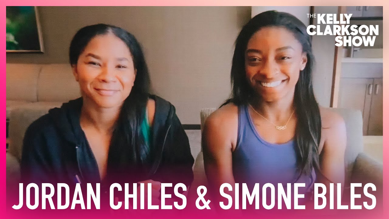 Simone Biles & Jordan Chiles Warm Up To 'Stronger' With Olympic Gymnasts On Gold Over America Tour