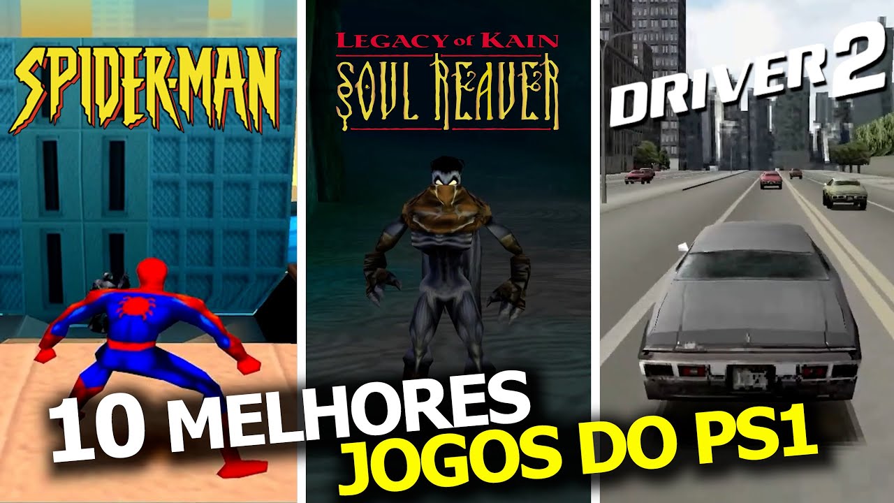 TOP 10 MELHORES JOGOS DO PS1 