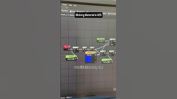 blinking material in unreal engine #gamedev #ue5