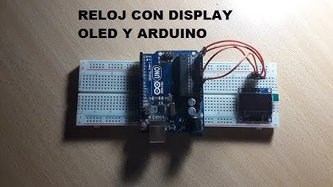 ✅ Reloj con arduino - conectar y programar el display oled 0.96 - Ditecno Digital
