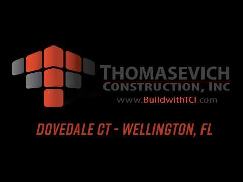 Concrete Pouring at Delray Beach Custom Home