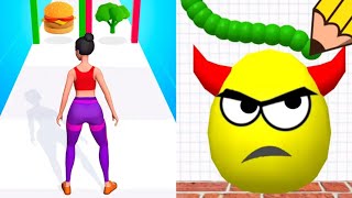Twerk Race 3d VS Draw To Smash Satisfying ASMR Gameplay (Android,ios) (New Update)