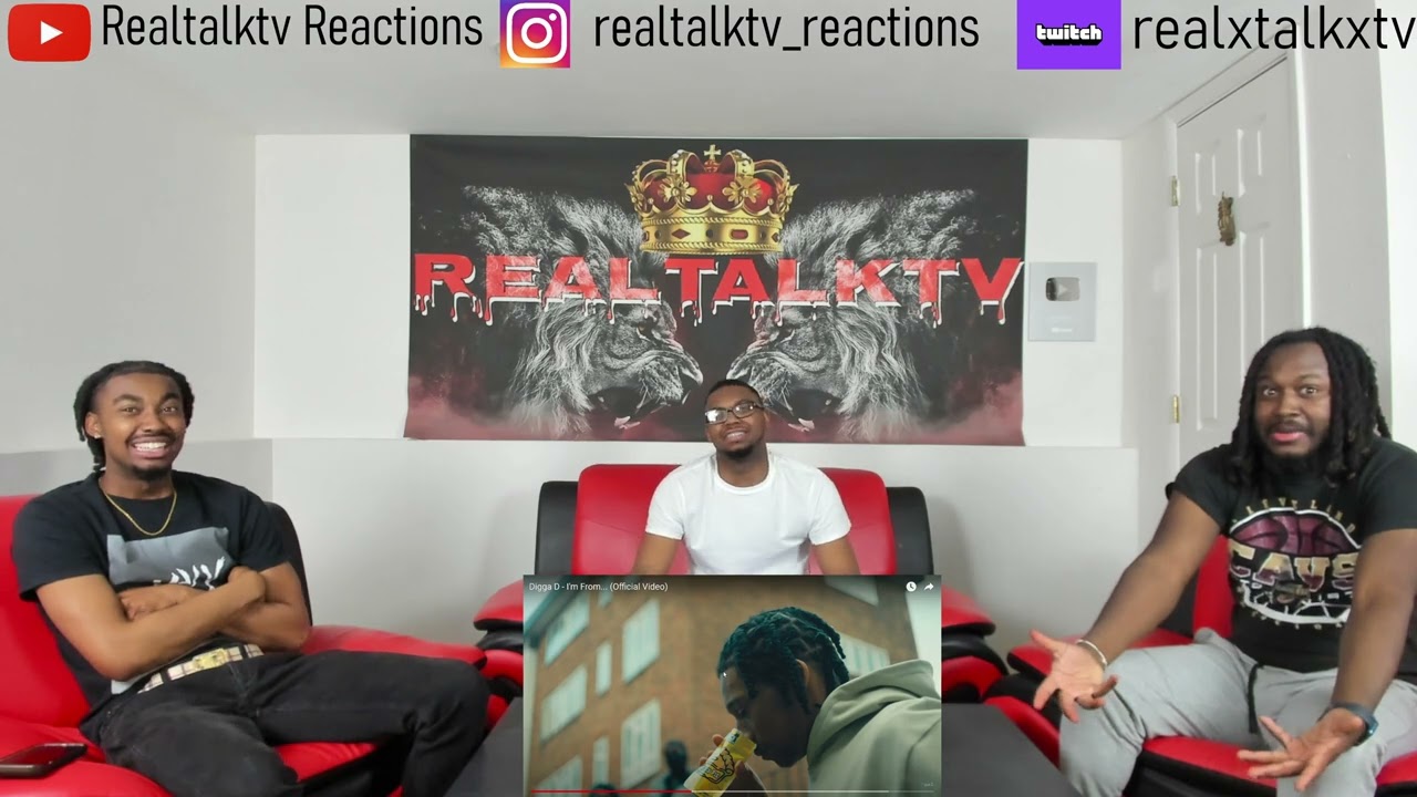 АМЕРИКАНЦЫ РЕАКЦИЯ НА Digga D - I'm From... (Официальное видео)