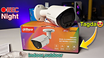 Dahua Wiz Sense Smart dual illuminator network camera 📷 unboxing | best cctv wifi camera for home 🤩