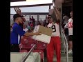 Browns Fans Find and Capture an Opossum in the Stands!