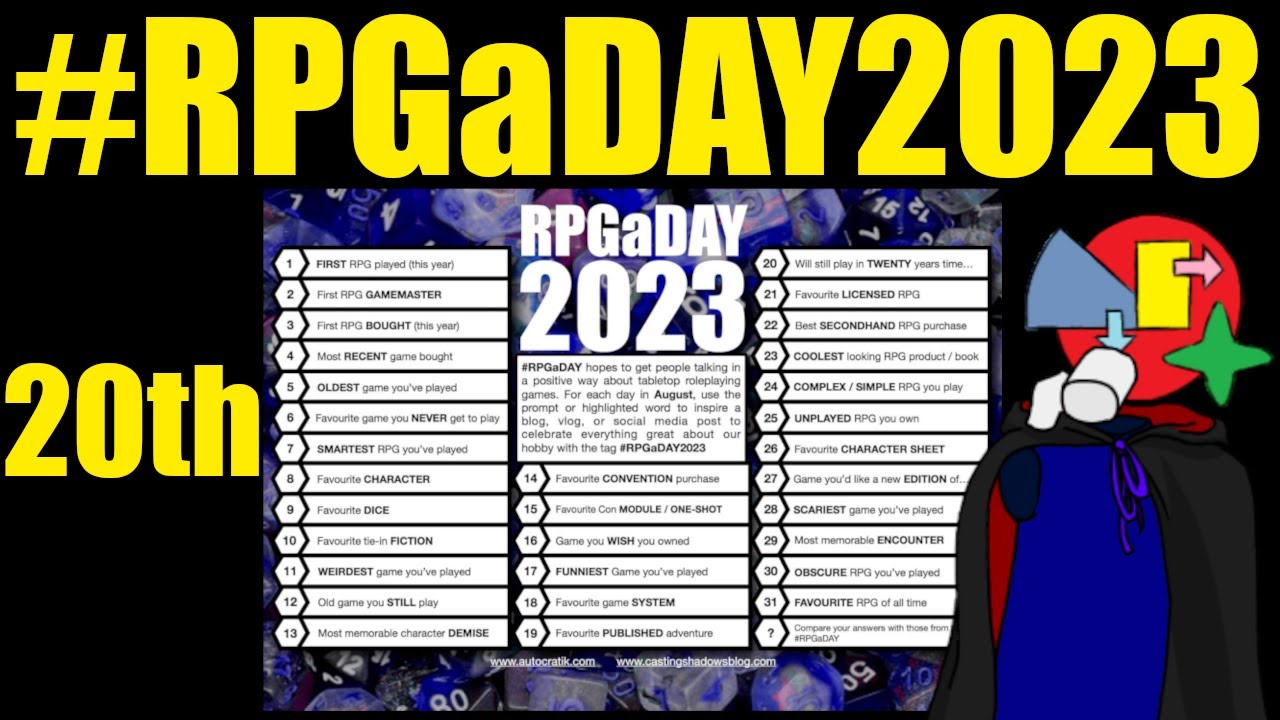 RPGaDAY2023 Day 20 - YouTube