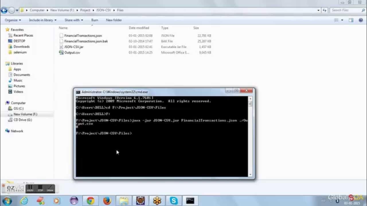 JSON to CSV Parser YouTube