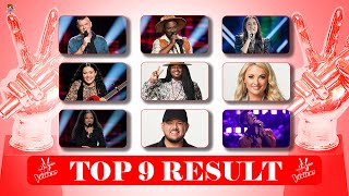 Who are the Top 9 on The Voice tonight?