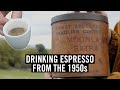 Drinking Espresso from the 1950s